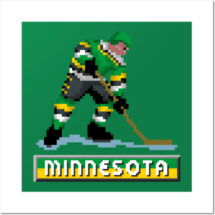 Retro Minnesota Hockey Posters and Art